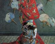 La Japonaise, Alternative title: Camille Monet in Japanese Costume - 克劳德·莫奈